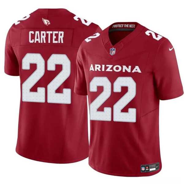 Men & Women & Youth Arizona Cardinals #22 Michael Carter Red 2024 F.U.S.E. Vapor Untouchable Limited Football Stitched Jersey->nfl m&n throwback->NFL Jersey